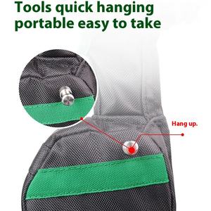 Kit d'outils de perceuse électrique au lithium 21v personnalisé, adsorption magnétique forte, sacs à usage spécial, étuis, fermeture éclair, multifonctionnel - Product Image 3