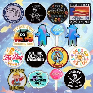 50 Modelos de Pines Esmaltados 2026, los Más Vendidos, con Diseños de Animales, Gatos Negros, Música, Café, Logotipos Redondos y Anime, Insignias de Solapa en Stock al por Mayor - Product Image 2