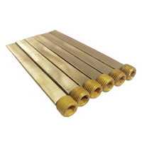 Système de refroidissement pour moule d'injection plastique – Baffle droit en laiton avec filetage BSP/BSPT