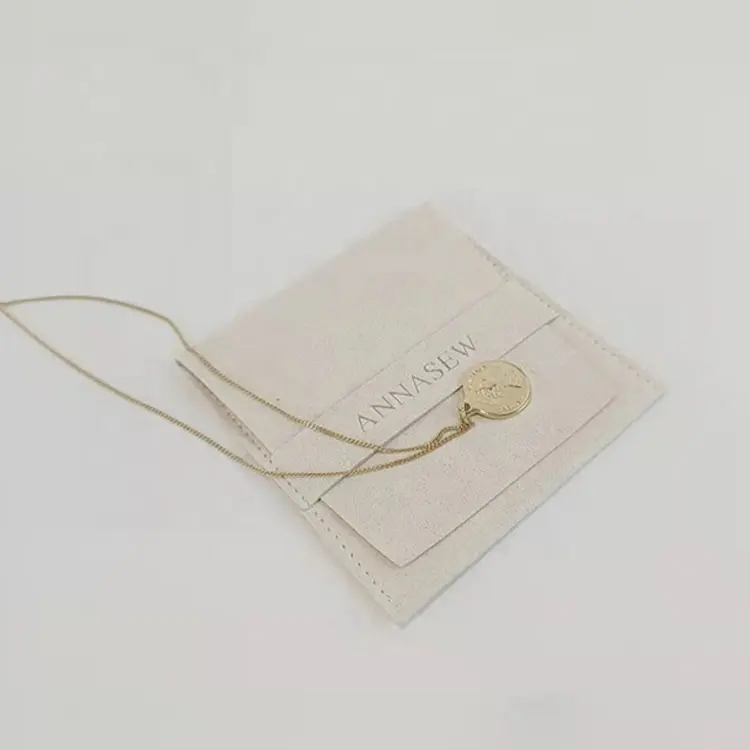Sacchetto trasparente autosigillante sacchetto di gioielli in plastica trasparente personalizzato con anelli con cerniera orecchini stoccaggio dell'imballaggio
