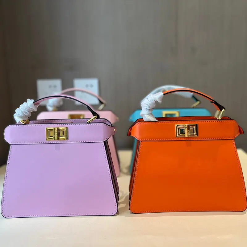 Hot selling new fashion Luxury shoulder leather mini handbag F Brand famous design Bag Lady tote handbag