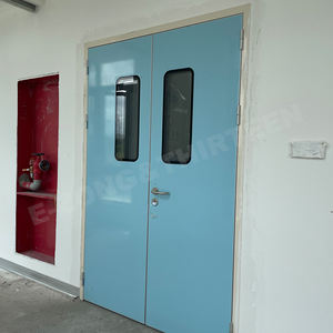 Puerta Doble de Salón Limpio con Superficie Lisa, Estándar ISO 14644, Antibacteriana, Fabricante de Puertas para Salones Limpios, <span class=keywords><strong>Directo</strong></span> de Fábrica - Product Image 3