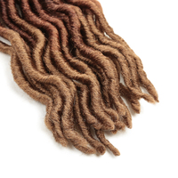 Dea Faux locs Crochet capelli morbidi zingari all'ingrosso trecce ondulate all'uncinetto
