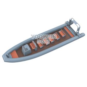 Bateau semi-rigide gonflable en aluminium de 12 m pour la garde côtière/la patrouille/la plongée en charter/le bateau de travail - Product Image 6