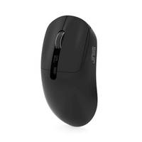 Souris de jeu sans fil JINMS X5 PRO Tri-Mode BT PAW3395, légère, ergonomique, avec écran LED, pour jeux FPS et MOBA