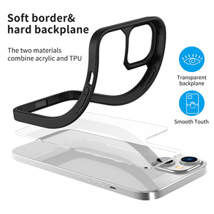Venta al por mayor transparente TPU <span class=keywords><strong>funda</strong></span> protectora para <span class=keywords><strong>Apple</strong></span> para <span class=keywords><strong>iPhone</strong></span> 15 <span class=keywords><strong>Pro</strong></span> Max <span class=keywords><strong>funda</strong></span> teléfono móvil accesorios cubierta - Product Image 2