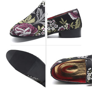 37-48 большие размеры для мужчин и женщин с вышивкой стиль курение лоферы с острым носком; Повседневная обувь; Лоферы; Обувь под свадебное платье туфли 7716 - Product Image 3