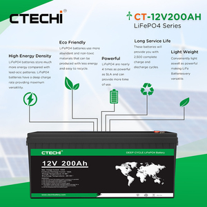 12V Li ion LFP Solaire BATTERIE lưu trữ năng lượng nhà <span class=keywords><strong>LiFePO4</strong></span> BMS Prismatic 12V 200AH Lithium Ion pin năng lượng mặt trời gói - Product Image 3