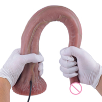 S8072 Meilleure vente : Dildo réaliste en silicone avec ventouse, 50 cm extra long, pour exploration anale, grand plug anal, jouet pour adultes 18+