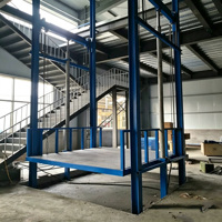 Plateforme élévatrice verticale hydraulique fiable pour le levage de marchandises stationnaires et le transport inter-étages en usine