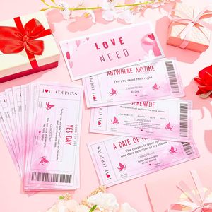 Coupons d'amour personnalisés pour la Saint-Valentin Cartes coquines que je te dois Certificat-cadeau à code à barres <span class=keywords><strong>Carte</strong></span>-cadeau romantique - Product Image 6