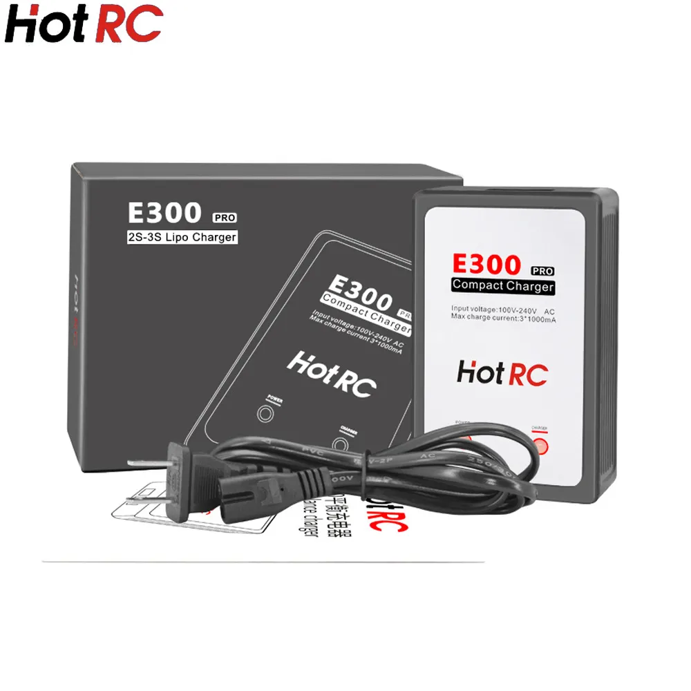 Hot Rc E300 Pro 7.4v 11.1v Lipo Battery Charger 2s 3s Cells 13W For RC LiPo AEG Airsoft For RC Model VS Imax B3 pro