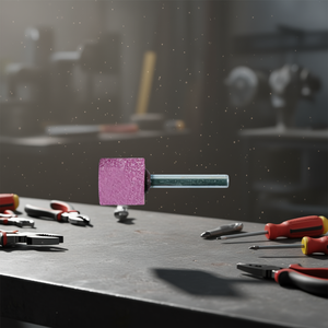 Fervi Pink Vitrified <b>Grinding</b> <b>Wheel</b> 12mm Square For Precision <b>Grinding</b> - Product Image 3