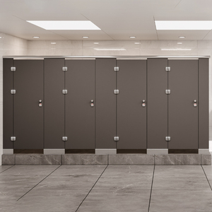 Hot bán thương mại văn phòng nhà vệ sinh HPL bức tường phòng tắm gian hàng Ngăn phòng tắm nhà vệ sinh phân vùng tủ với phân vùng nơi để tiểu - Product Image 6