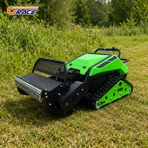Robot tondeuse à moteur diesel, largeur de coupe 500mm 600mm 800mm 900mm, télécommandée, sur chenilles, à fléaux - Product Image 3