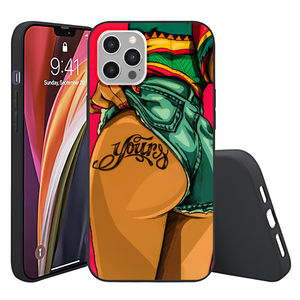 Custodia per Telefono Sexy Girl in TPU Nero per <span class=keywords><strong>iPhone</strong></span> 14 <span class=keywords><strong>Pro</strong></span> Max, Ispirata alla Melanina, <span class=keywords><strong>Cover</strong></span> Elegante per Cellulare - Product Image 4