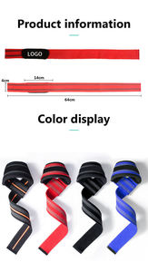 Sangles de poignet de fitness en gros avec logo personnalisé pour la musculation et la gym - Product Image 5