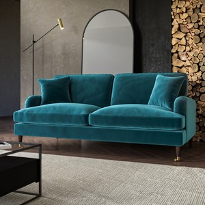 Juego de Sofás Seccionales Cuadrados de Estilo Europeo con Estructura de Madera para Sala de Estar - Product Image 2