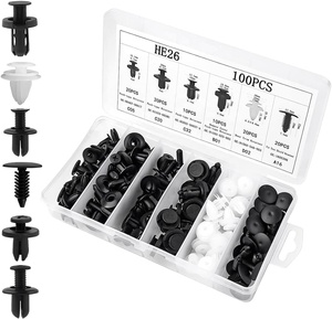 100개 자동차 고정 장치 모음 다양한 모델 핫 세일 혼합 포장 - Product Image 1