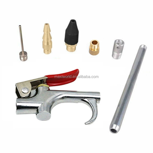 MAXIWORLD Kit de 7 pièces : Pistolet souffleur pneumatique en aluminium avec plusieurs buses pour le nettoyage de la poussière - Product Image 4