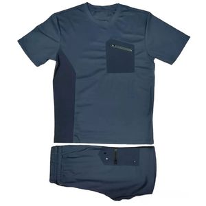 Recién llegados, conjuntos de pantalones cortos en blanco a la moda para ropa informal, conjuntos de pantalones cortos de verano para hombres, conjunto corto con logotipo hecho a medida para hombres - Product Image 6