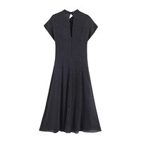 Robe midi à pois tendance et unique pour femme KAR&OT ZA, collection Printemps/Été 2026, 4437055