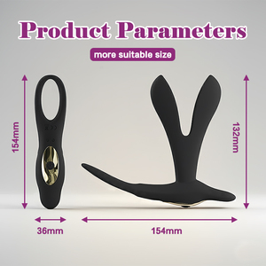 Masajeador de Próstata, Estimulador de Punto G Masculino, Vibrador Anal, Tapón Anal, Dildo, 12 Velocidades, Motores Duales, Control Remoto, Impermeable - Product Image 5