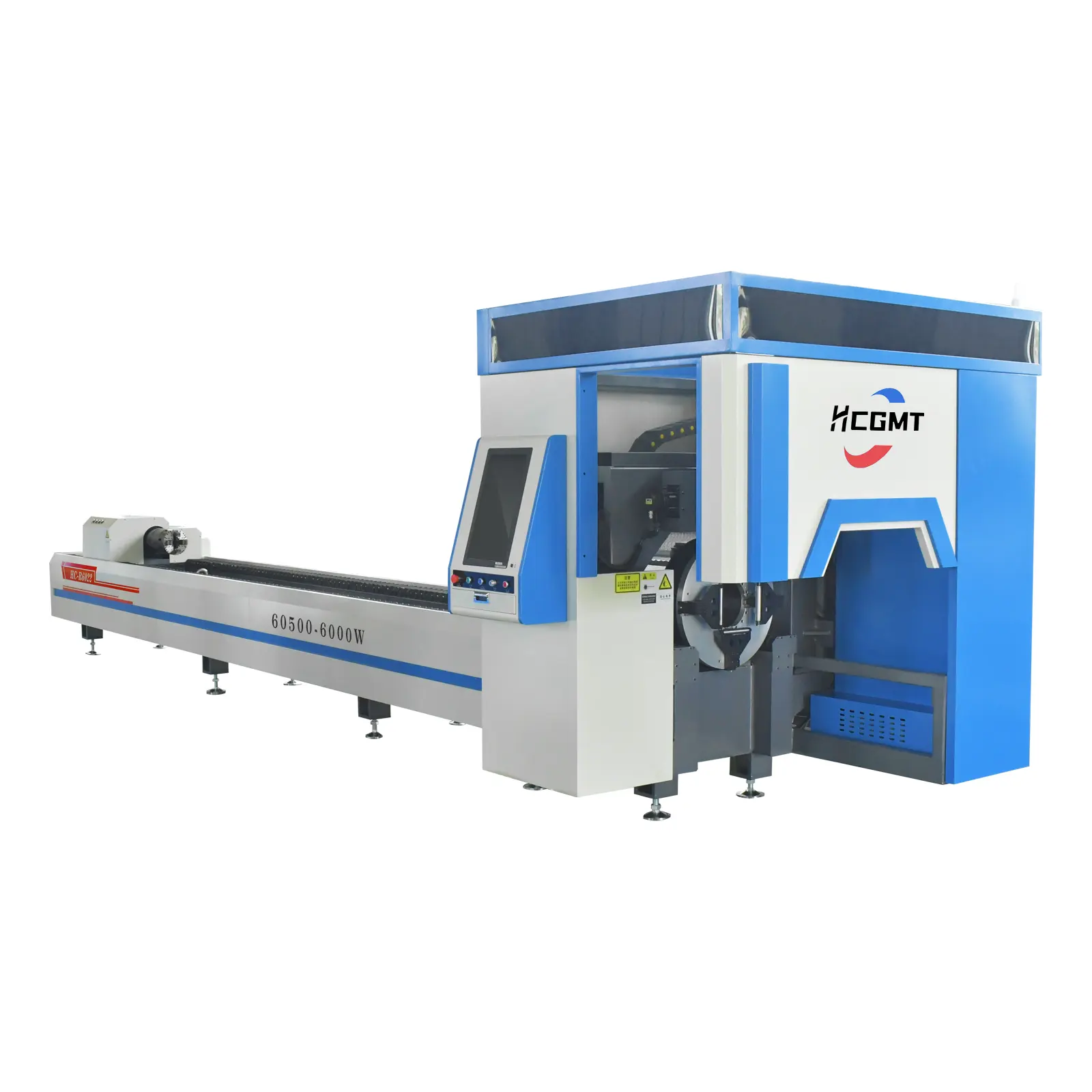 High Precision OEM 6000W/500MM Lazer Cutter 6M Copper Pipe Cutting Equipment CNC Tube Machining Machine