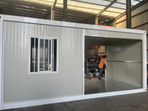 Modular đúc sẵn phẳng gói container nhà 10ft 20ft 40ft di động có thể tháo rời thiết kế văn phòng phòng ngủ đơn vị phòng tắm trung tâm - Product Image 5