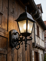 Lumière décorative d'extérieur, lampes murales d'extérieur étanches, lampes LED d'extérieur étanches, éclairage extérieur, lampes de jardin, lampadaire