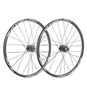 Juego de Ruedas para <span class=keywords><strong>Bicicleta</strong></span> de Montaña RXR <span class=keywords><strong>26</strong></span>/27.5/29 Pulgadas, Llantas de 100/135 mm, Juego de Ruedas de 7-11 Velocidades, Freno de Disco, Buje de Fibra de Carbono, Juego de Ruedas QR para <span class=keywords><strong>Bicicleta</strong></span> - Product Image 2