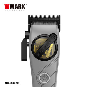 WMARK NG-8613KIT <span class=keywords><strong>Tagliacapelli</strong></span> Ricaricabile con Batteria Ecologica Rifinitore di Dettagli da <span class=keywords><strong>Uomo</strong></span> Grigio Kit da Barbiere ad Alta Velocità per Salone - Product Image 6