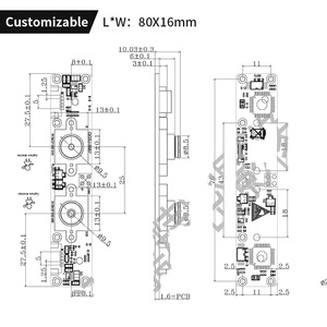 Module de caméra USB2.0 à double objectif 2MP PS5268 GC2053, large plage dynamique RGB+IR 1080P, reconnaissance faciale, détection de vitalité - Product Image 4