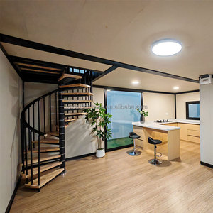 Vườn prefab Ngôi nhà nhỏ màu xanh lá cây không gian di chuyển 2-câu chuyện biệt thự container mở rộng nhà - Product Image 3