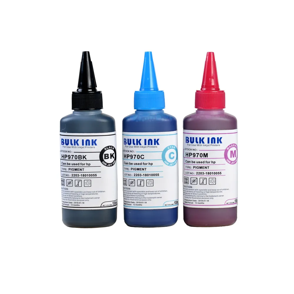 Compatible With Epson Canon HP Inkjet Printer Universal Water Based Pigment Ink