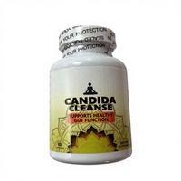 Capsules Nettoyantes Candida aux Herbes Naturelles Détoxification du Côlon Immunité Intestinale Supplément Herbal Adulte 60 Comprimés Croissance Capillaire