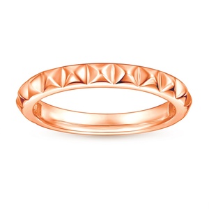 Bagues empilables pour femmes en argent sterling plaqué or et rhodium, serties de pierres, tendance, cadeau de mariage, de fiançailles, de fête, bijoux - Product Image 4