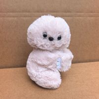 Peluche personnalisée avec logo, motif Hibou Robot Timide, Koala, rose, beige, gris, jouet en peluche dessin animé, bracelet, pendentif de sac, coussin décoratif doux