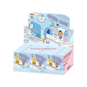 100% auténtico POPMART CRYBABY Tears Factory Plush Pin caja ciega lindo conjunto de insignias suaves para regalo de niñas - Product Image 1