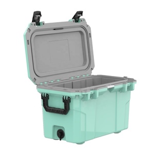 Wholesale 70QT Cooler Box Ice Box Single color Food Fishing Ice Cooler Box bucket coolers For Camping Travel Trailer