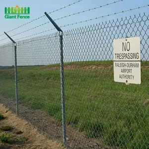 Fences Used Factory Wholesale Low Price 6 Foot Chain Link Fence Cyclone Wire Fence Philippines Cyclone Wire Fenceconstruction Fence Panels