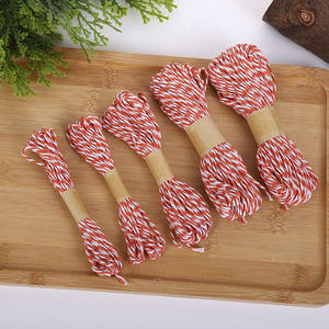 Cuerda Delgada de Algodón/Acrílico de Doble Hilo de 2MM, Resistente a la Abrasión y al Ácido, Directo de Fábrica, para Manualidades y Tejido en Jardín de Niños - Product Image 3