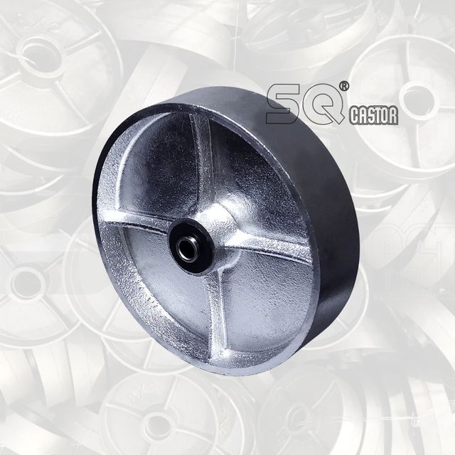 Heavy Duty Caster Wheel Replacing Semi-Steel Wheels 4 5 6 8 INCH 200kg-400kg Load Capacity Roller Bearing for Industrial Use
