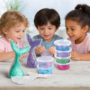 Nuevo Set de Slime de Sirena Azul Océano para Niños, Juguete de <span class=keywords><strong>Plastilina</strong></span> DIY de Verano con Herramientas de Plástico para Uso Unisex - Product Image 5