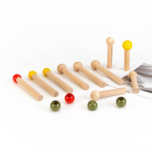 Hongjie Wooden Pegboard <b>Accessories</b> Round Rods Durable Connectors For Shelves Storage Racks Modern Simple Style - Product Image 1