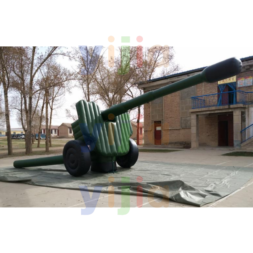 热卖定制巨型充气军用导弹坦克诱饵充气汽车模型军事演习