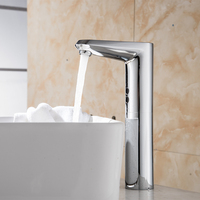 HY-162D de haute qualité en laiton automatique mitigeur de lavabo intelligent économie d'eau robinet monté sur le pont pour salle de bain école et parc