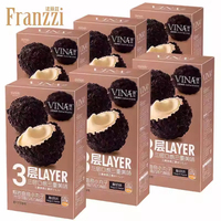 Biscuits en gros Franzzi Lava Cookies Balls 100g – Snacks exotiques aux fraises, sésame noir et lait de coco