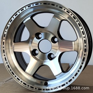 F666025 <span class=keywords><strong>Jante</strong></span> de voiture <span class=keywords><strong>en</strong></span> alliage d'aluminium personnalisée Shengbo de <span class=keywords><strong>13</strong></span> <span class=keywords><strong>pouces</strong></span> et anneau de pneu, largeur 6, sans PCD/ET - Product Image 3