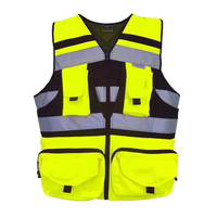 Gilet de sécurité personnalisé réfléchissant haute visibilité Gilet de presse Gilet de sécurité avec logo